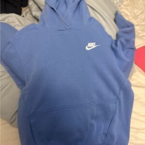 Nike Light Blue Fleece Hoodie